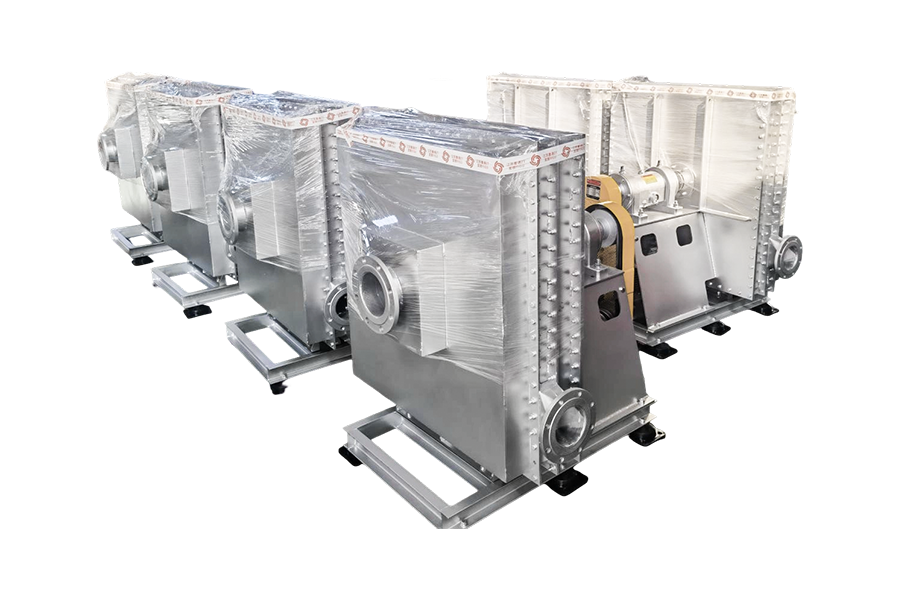 পরিবেশ সুরক্ষা শিল্প - কঠিন এবং তরল বর্জ্য ঘূর্ণমান ভাটা চিকিত্সা সিস্টেম পাইরোলাইসিস গ্যাস ফ্যান